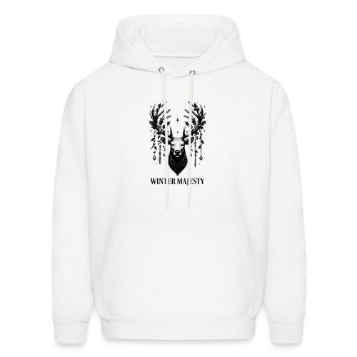 Majestic Reindeer T-Shirt, Poster, & Mug - Men's Hoodie