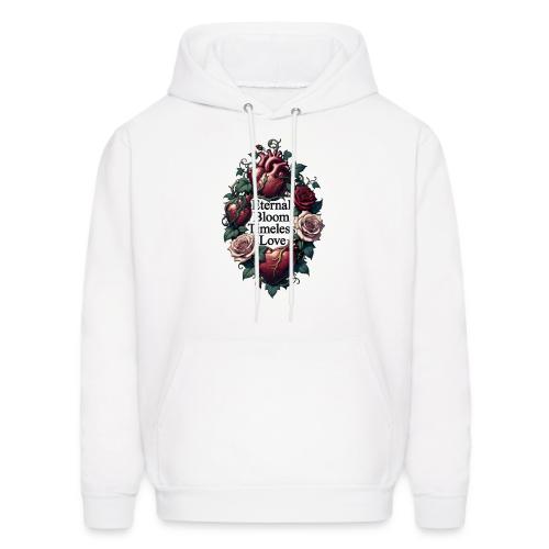 Eternal Bloom Timeless Love Entwined Hearts T-Shir - Men's Hoodie