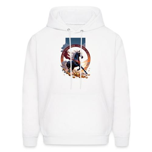 Year of the Horse Dawn T Shirt,Lunar New Year Gift - Men's Hoodie