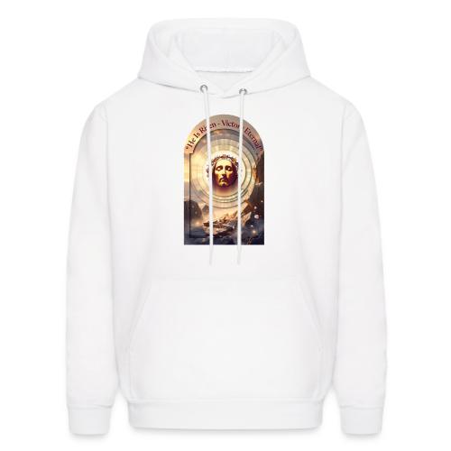 Easter He Is Risen Sacred Face T Shirt, wife Gift - Men's Hoodie