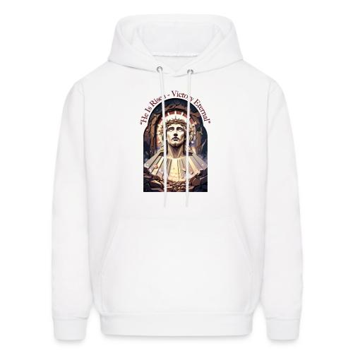 Easter He Is Risen Face of Christ T Shirt, Gift - Men's Hoodie