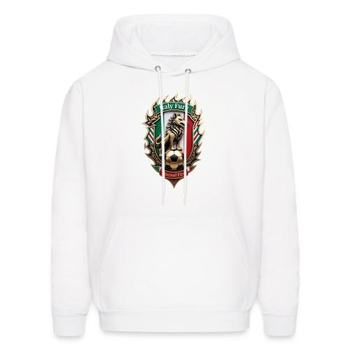 Italy Wolf Fury T-Shirt, Italian Flag Pride Gift - Men's Hoodie