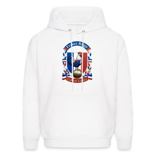 France Rooster Reign T-Shirt, Tricolore Pride Gift - Men's Hoodie