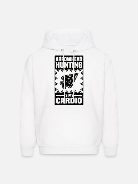 Collecting arrowheads - Men's Hoodie - white