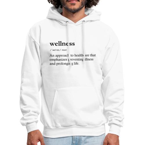 Define Wellness (black text) - Men's Hoodie