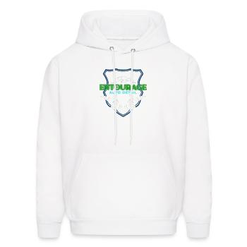 trans - Men's Hoodie - white - Front - Elias (183cm)