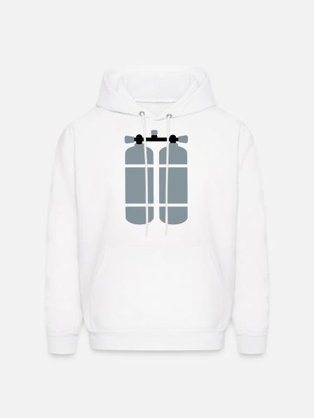 scuba - Men's Hoodie - white