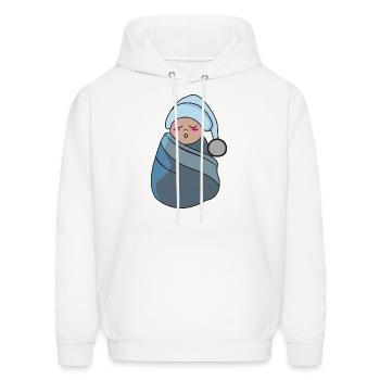 Baby Sleep - Men's Hoodie - white - Front - Elias (183cm)
