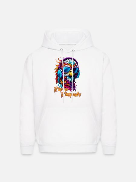 Raptor Eagle - Men's Hoodie - white