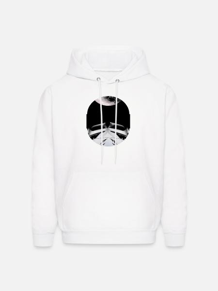 Moonlit Carfront Noir - Men's Hoodie - white