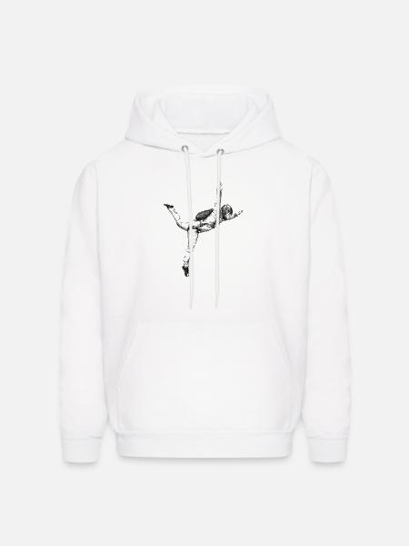 Freefly Skydiving - Men's Hoodie - white