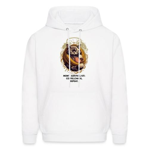 Powered by Sarcasm Cat Tee - Men's Hoodie