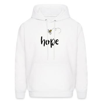 Hope t shirt - Men's Hoodie - white - Front - Elias (183cm)