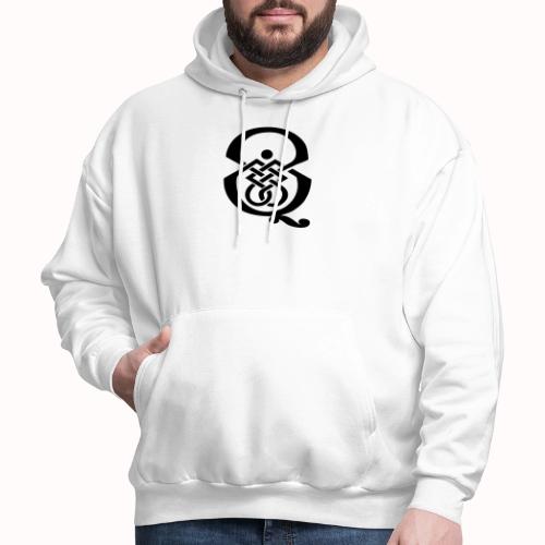 qcpb black logo - Men's Hoodie