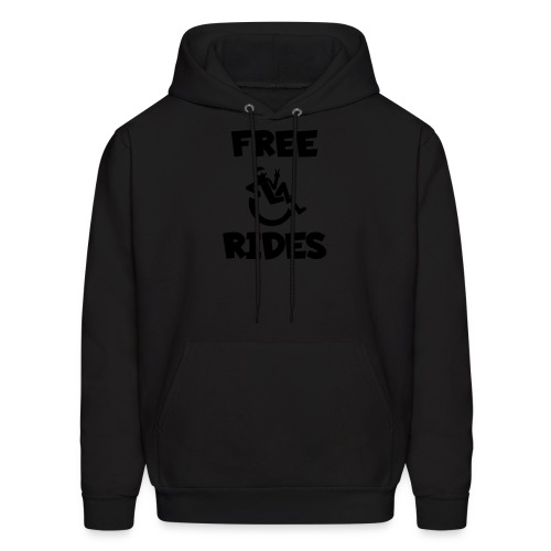 This wheelchair user gives free rides - Men's Hoodie