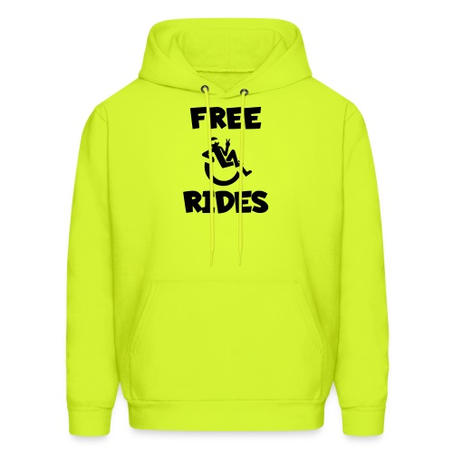 This wheelchair user gives free rides - Men's Hoodie