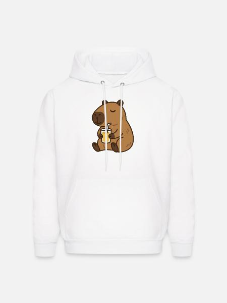 Bear Sips Sunshine - Men's Hoodie - white