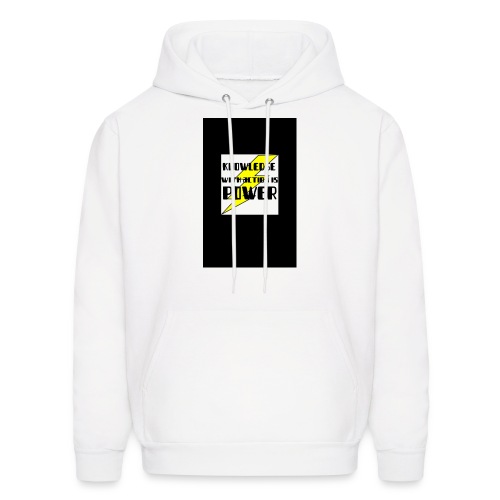 KNOWLEDGE WITH ACTION IS POWER! - Men's Hoodie