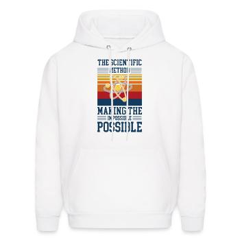 Science The Science Method - Men's Hoodie - white - Front - Elias (183cm)