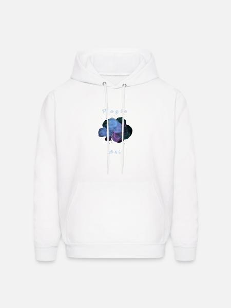 Nebula Smoke Magic - Men's Hoodie - white
