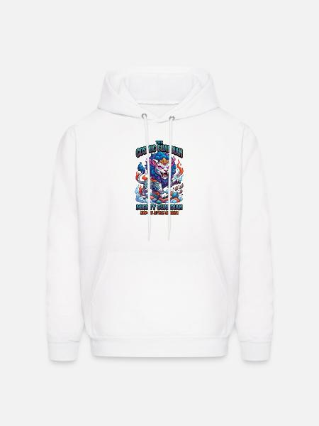 Cosmic Singha Mighty Kaiju Guardian - Men's Hoodie - white