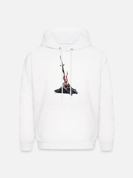 Bonfire - Men's Hoodie - white