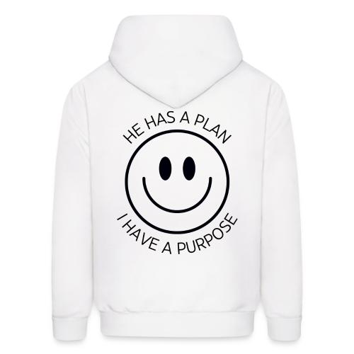 HE HAS A PLAN - Men's Hoodie