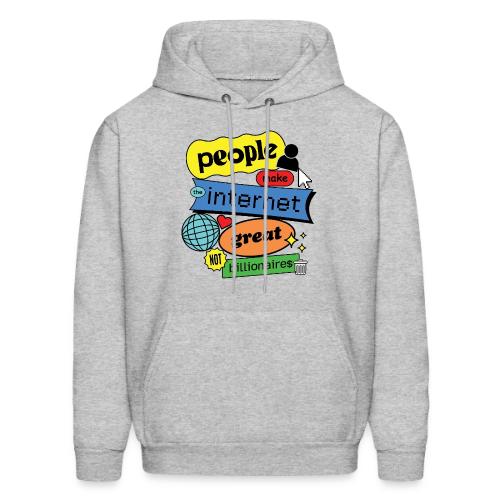 People Make the Internet Great - Blobby Multicolor - Men's Hoodie