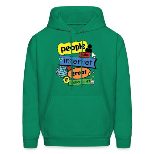 People Make the Internet Great - Blobby Multicolor - Men's Hoodie