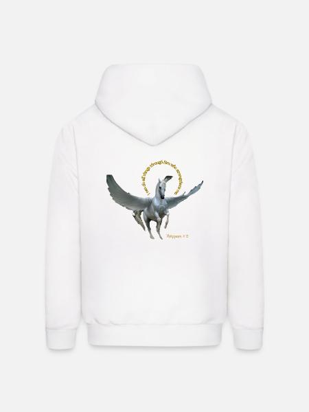 Pegasus - Men's Hoodie - white