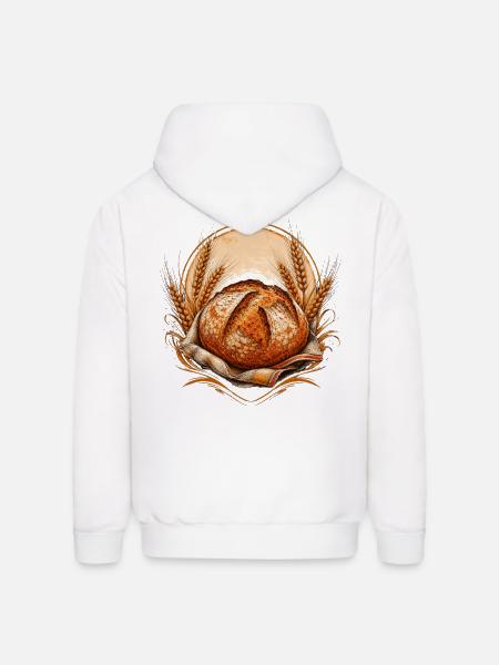 Artisan Sourdough Baker Rusti - Men's Hoodie - white