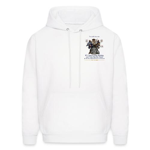 Fav Patriot Taking Out Trash-Printed Front & Back - Men's Hoodie