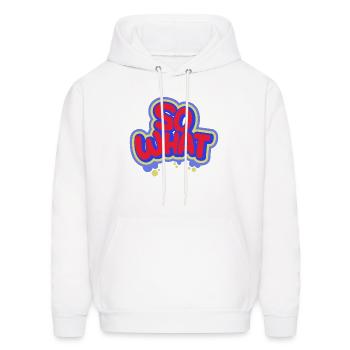 So What - Men's Hoodie - white - Front - Elias (183cm)