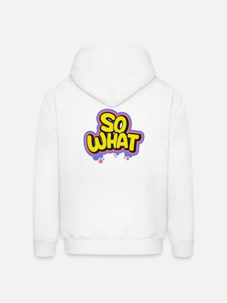 Please Say Good thing - Men's Hoodie - white
