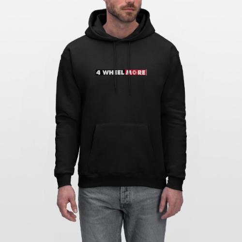 4 Wheel More Rectangle Logo - Men's Hoodie