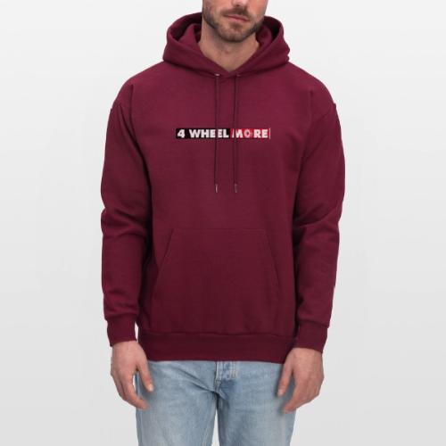 4 Wheel More Rectangle Logo - Men's Hoodie