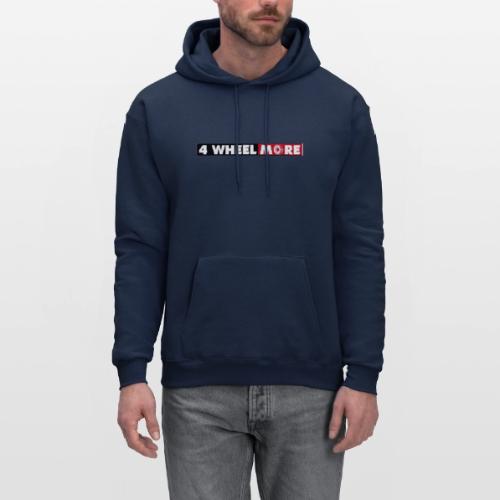 4 Wheel More Rectangle Logo - Men's Hoodie