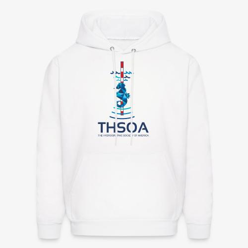 Seahorse Geo Type Stacked - Aquaholic - Men's Hoodie
