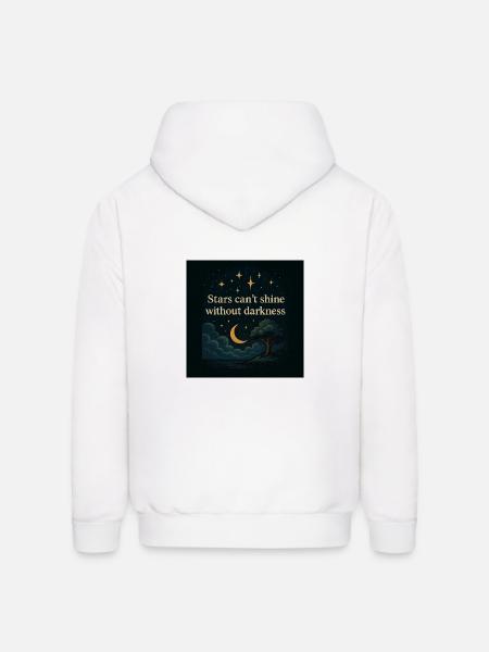 under the stars - Men's Hoodie - white