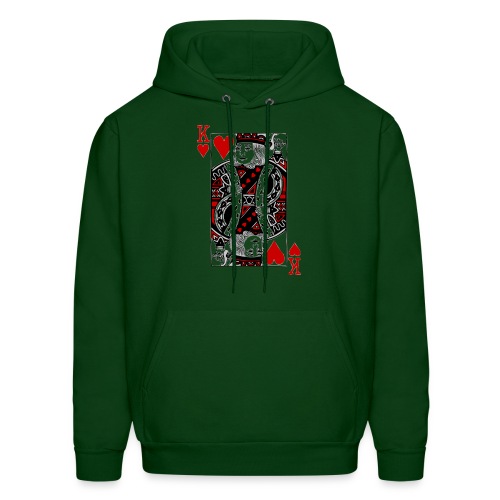 king of hearts Valentines Day (his and her) - Men's Hoodie