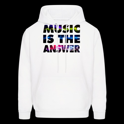 Music Is The Answer - Men's Hoodie