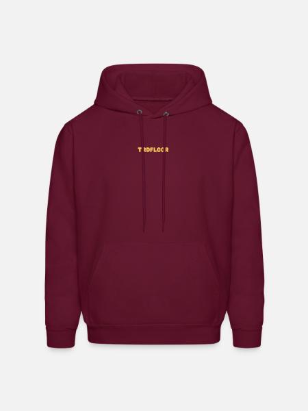 TRDFLOOR Orange - Men's Hoodie - burgundy