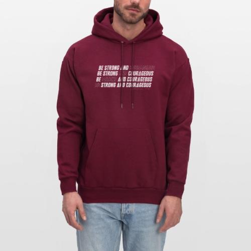 Be Strong and Courageous - Men's Hoodie