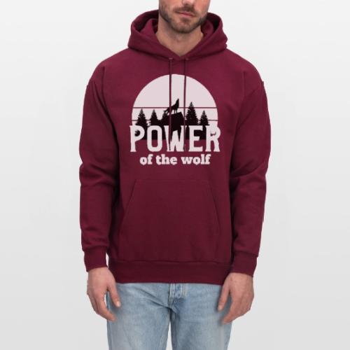 Power Of The Wolf - Men's Hoodie