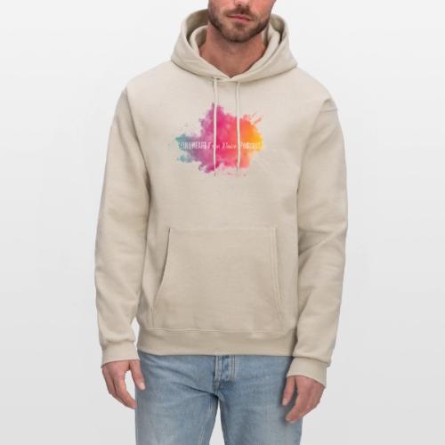 Full Heart Free Voice Color Burst Only - Men's Hoodie