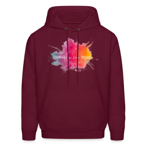 Full Heart Free Voice Color Burst Only - Men's Hoodie