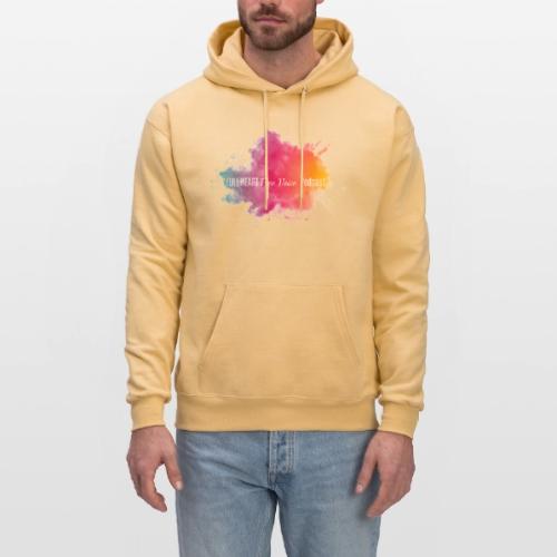 Full Heart Free Voice Color Burst Only - Men's Hoodie