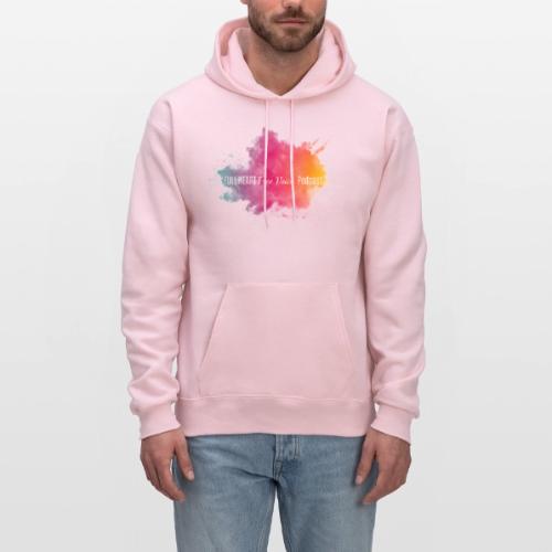 Full Heart Free Voice Color Burst Only - Men's Hoodie
