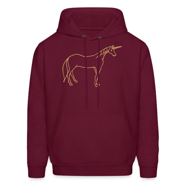 unicorn gold outline