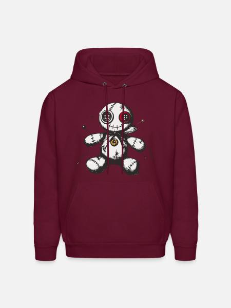 Voodoo doll - Men's Hoodie - burgundy